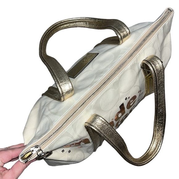 Coach Glam Poppy “Made for me by Coach” Should Bag Style 14979 - Picture 10 of 16